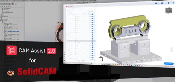 Đột phá mới trong gia công với Cam assist trong SolidCAM