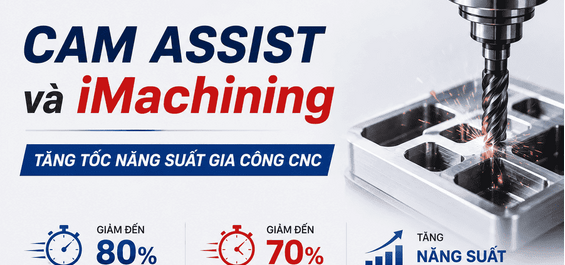 Bộ đôi tăng tốc năng suất CAM ASSIST và iMachining