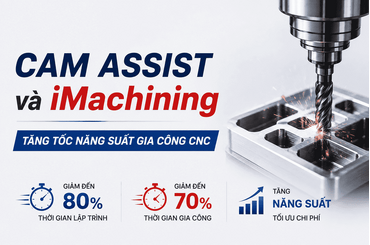 Bộ đôi tăng tốc năng suất CAM ASSIST và iMachining
