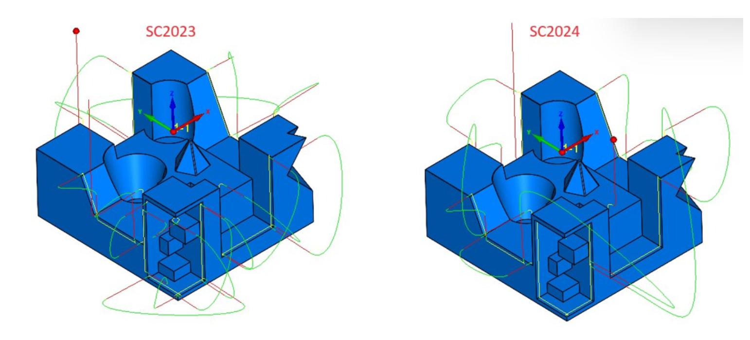 Enhanced toolpath with Taper Mill Tool