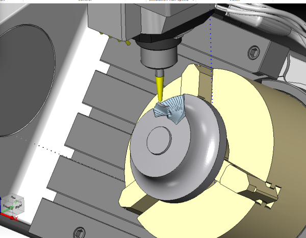 Mô phỏng gia công 5 trục SolidCAM